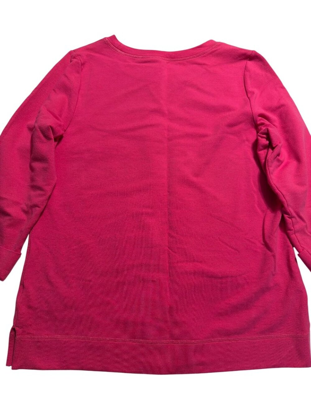Karen Scott Pink tunic with Silver grommets - Picture 2 of 8
